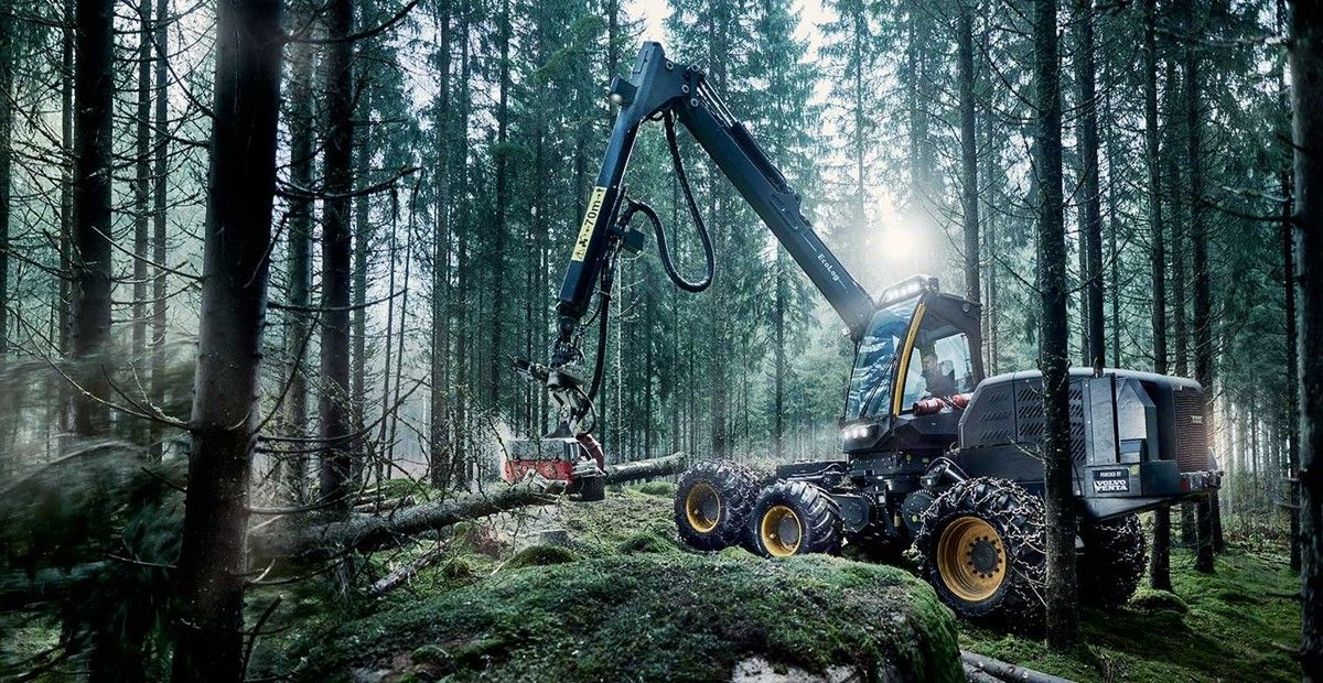 Лісова техніка з двигуном Volvo Penta